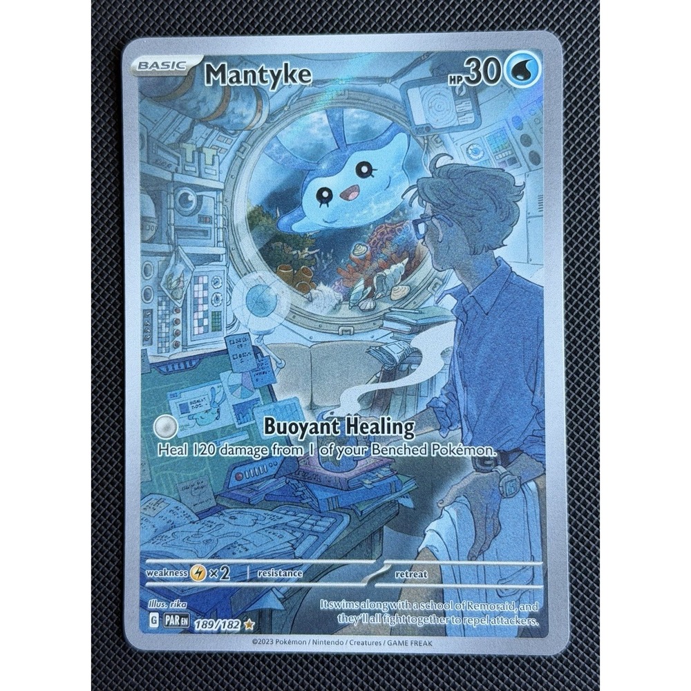Mantyke 189/182 Sv04: Paradox Rift Holo Pokémon TCG